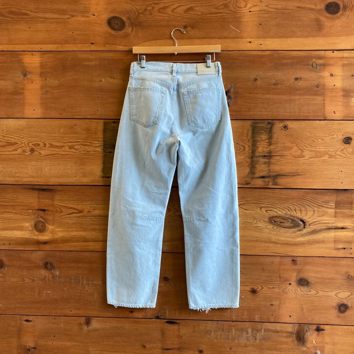 25 - Citizens $258 Light Wash Distressed Barrel Leg Miro Jeans 0703SC