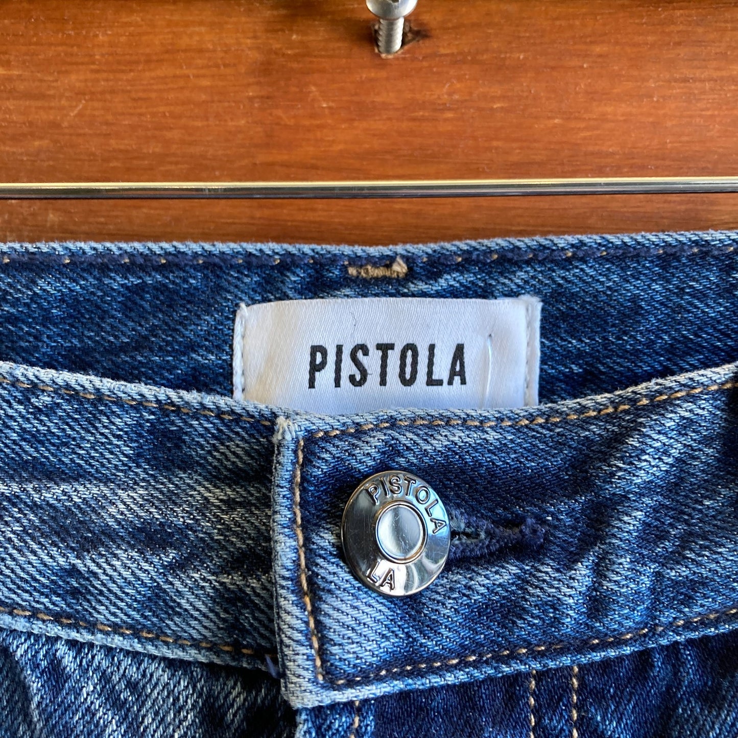 26 - Pistola Fulton Wash $178 Ryder High Rise Cuffed Straight Jeans 1202MS