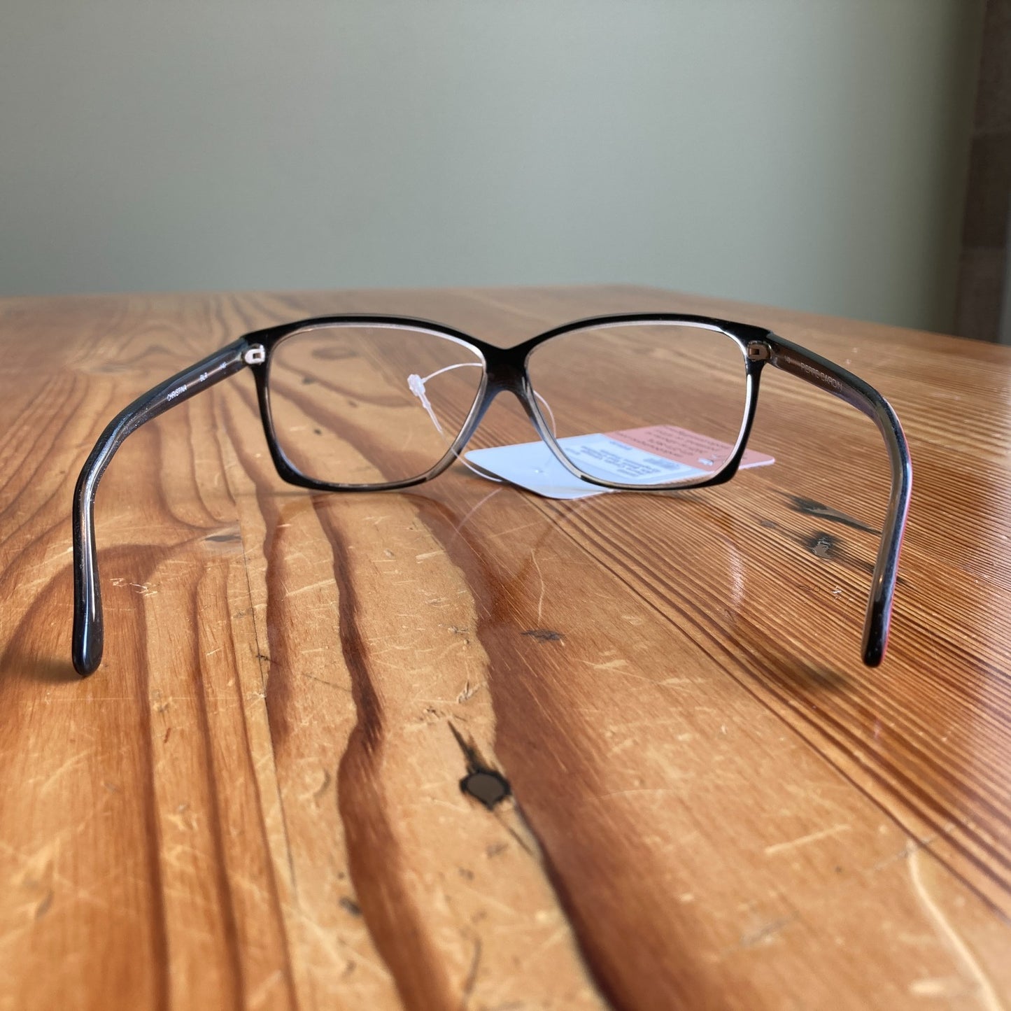 Pierre Cardin Vintage 80s Black Red Christina Eyeglasses Frames 0808BB