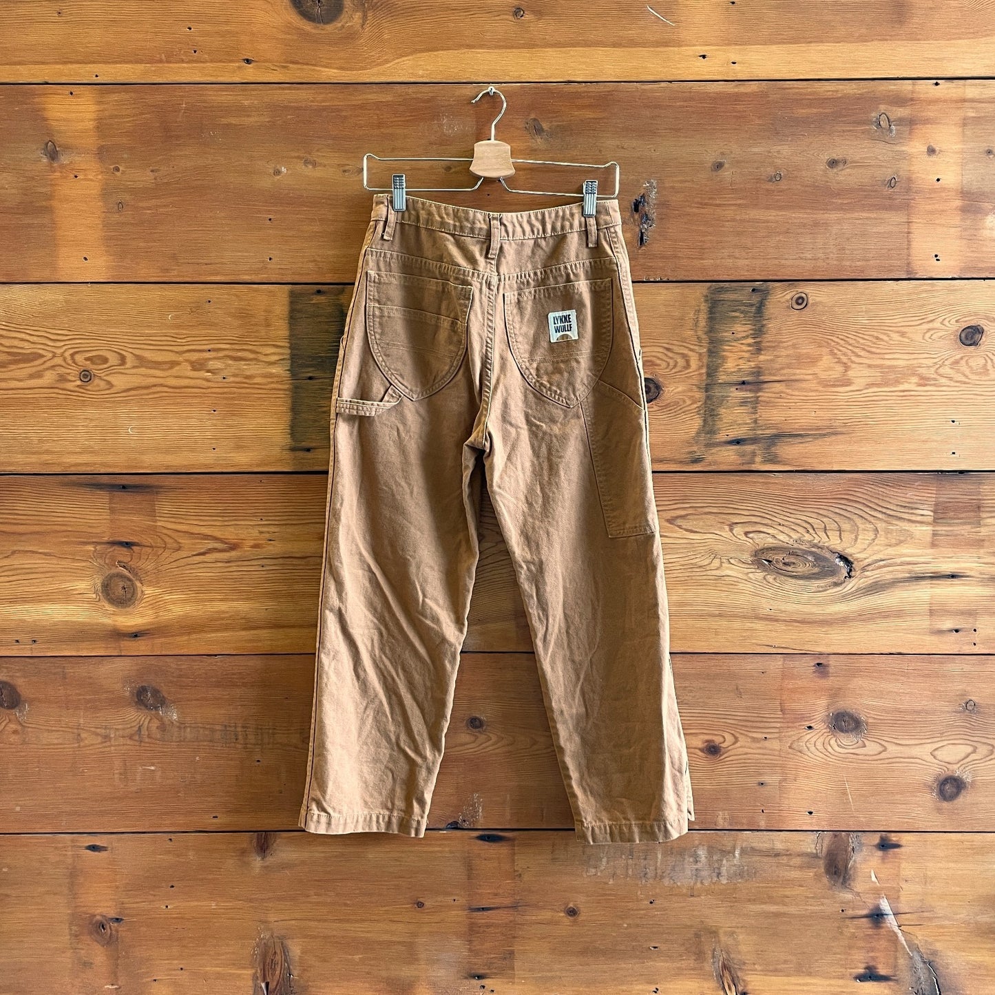 4 - Lykke Wullf Brown Workwear Carpenter Straight Leg Montana Pants 0312IG