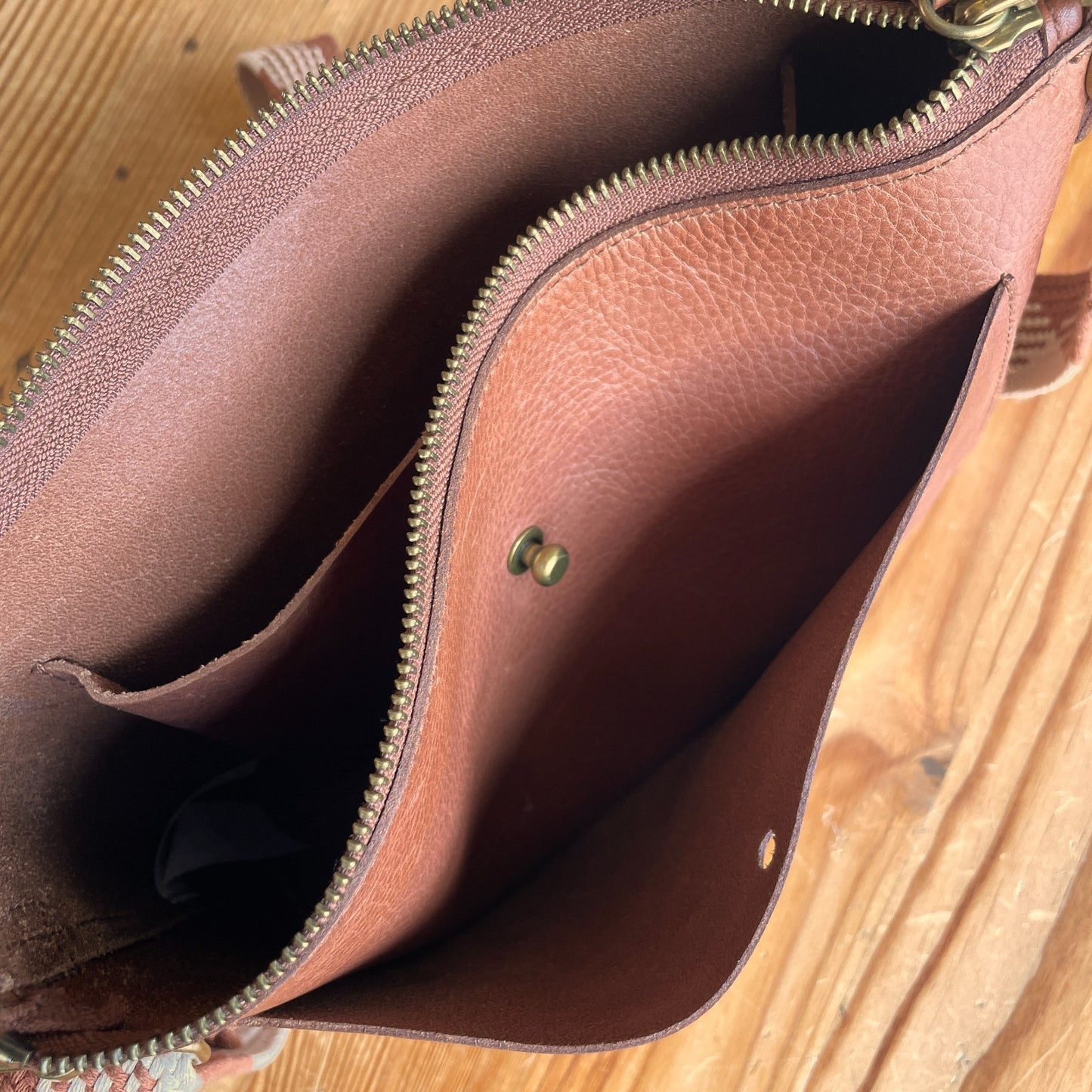 Madewell Brown Leather Transport Shoulder Crossbody Bag w/ Extra Strap 0405LS