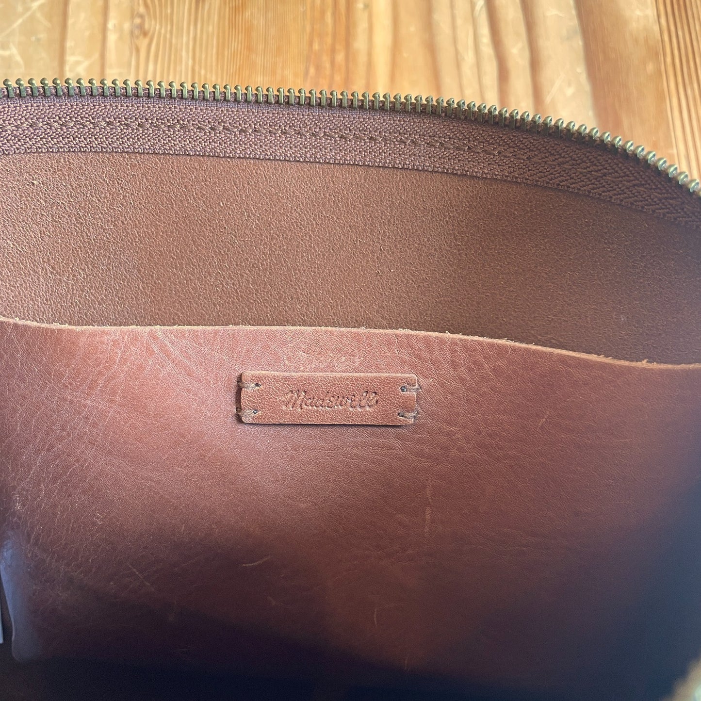 Madewell Brown Leather Transport Shoulder Crossbody Bag w/ Extra Strap 0405LS