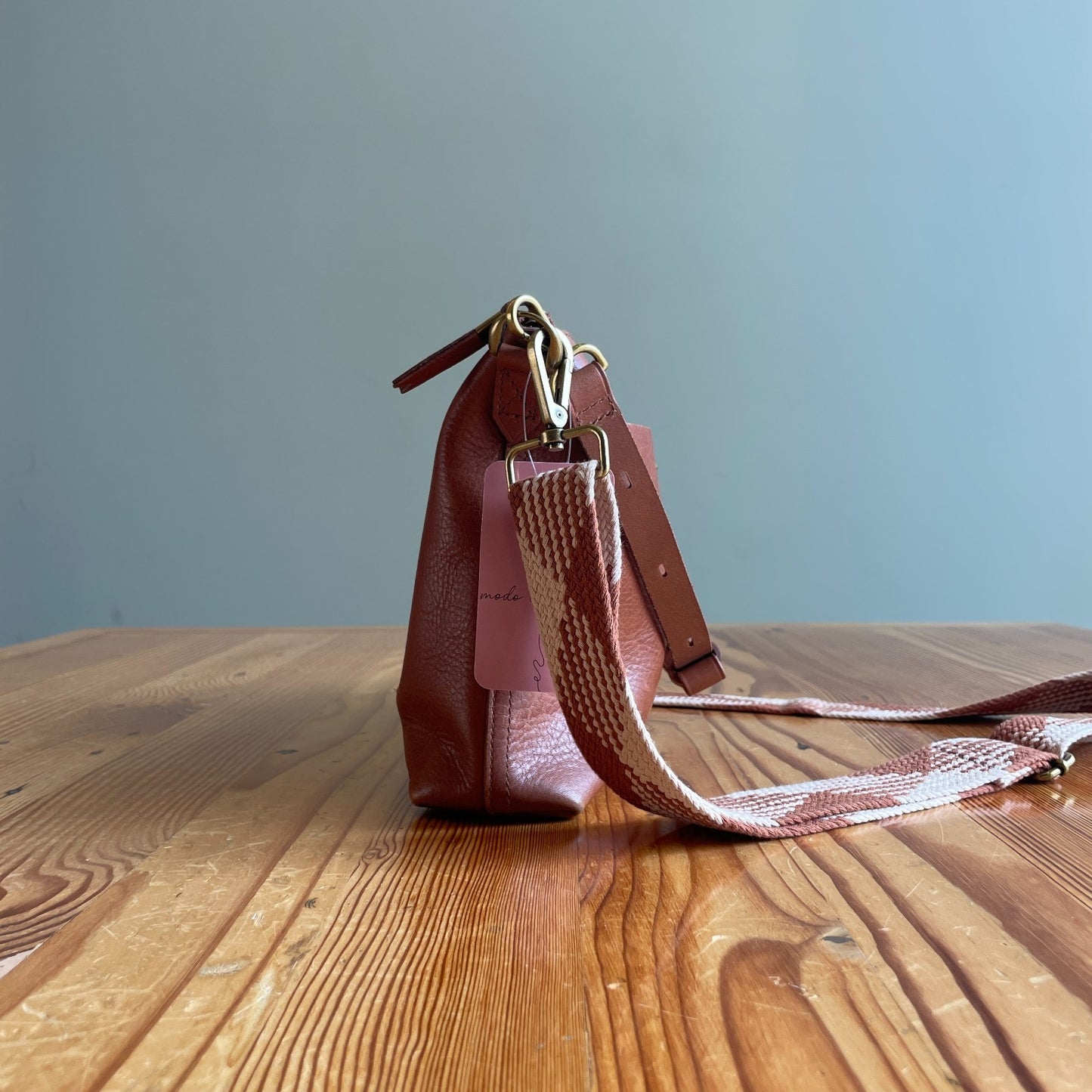 Madewell Brown Leather Transport Shoulder Crossbody Bag w/ Extra Strap 0405LS