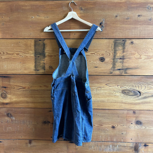 S/M - Vintage Levi's Orange Tab Cross Back Denim Jumper Dress 0628AC