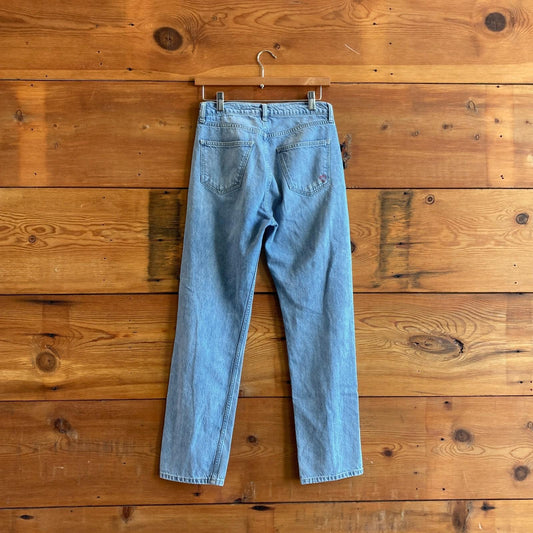 25 - Djerf Avenue Button Fly Light Wash Blue Denim Pants 0901SC