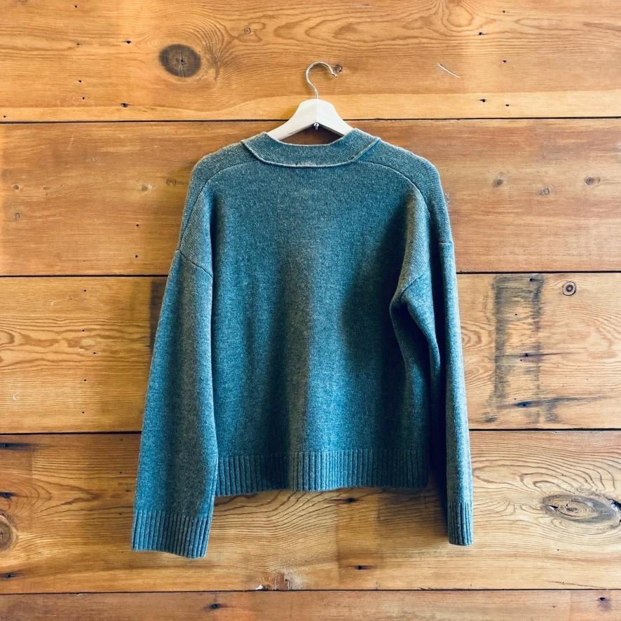 S - Rails $268 Dark Olive Wool Cashmere Button Up Lindi Cardigan NEW 0721DK