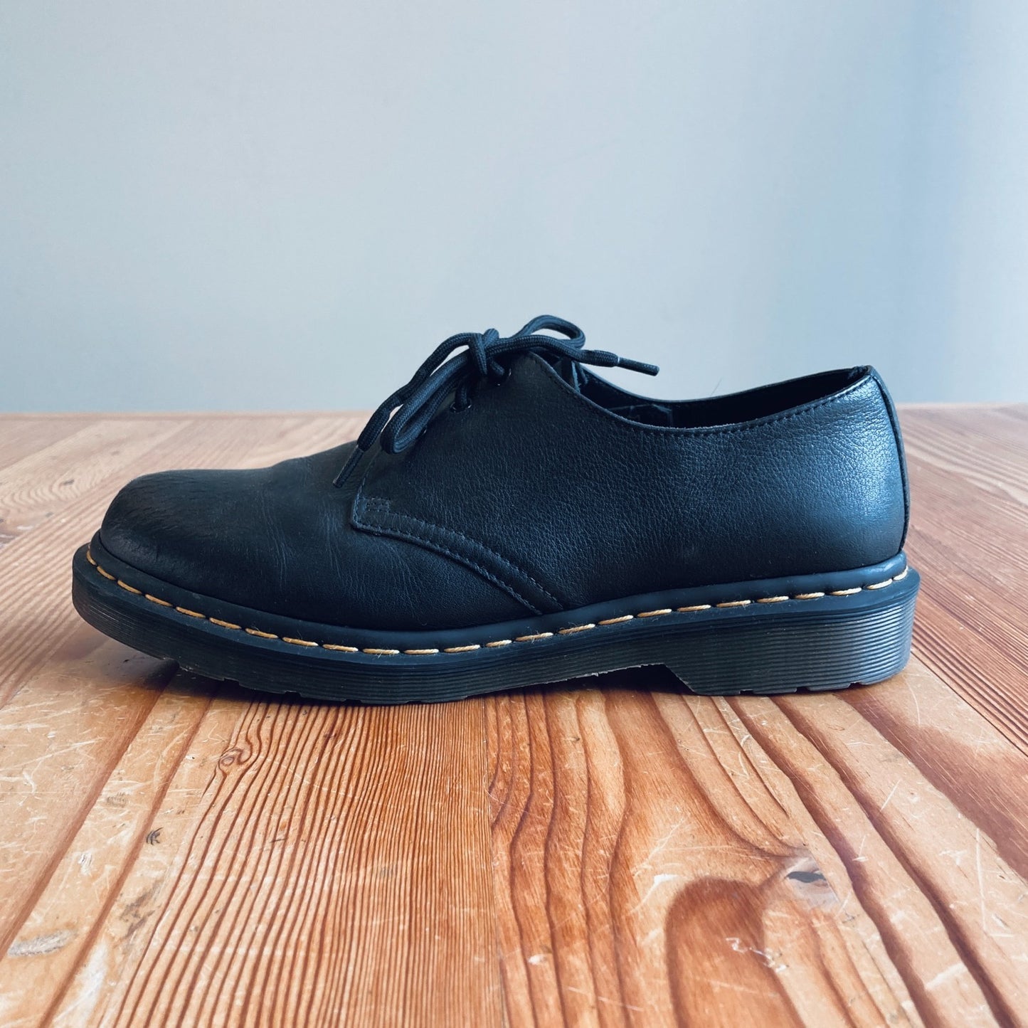 10 - Dr Martens Black Leather 1461 Slip Resistant Oxford Shoes EUC 0530JF