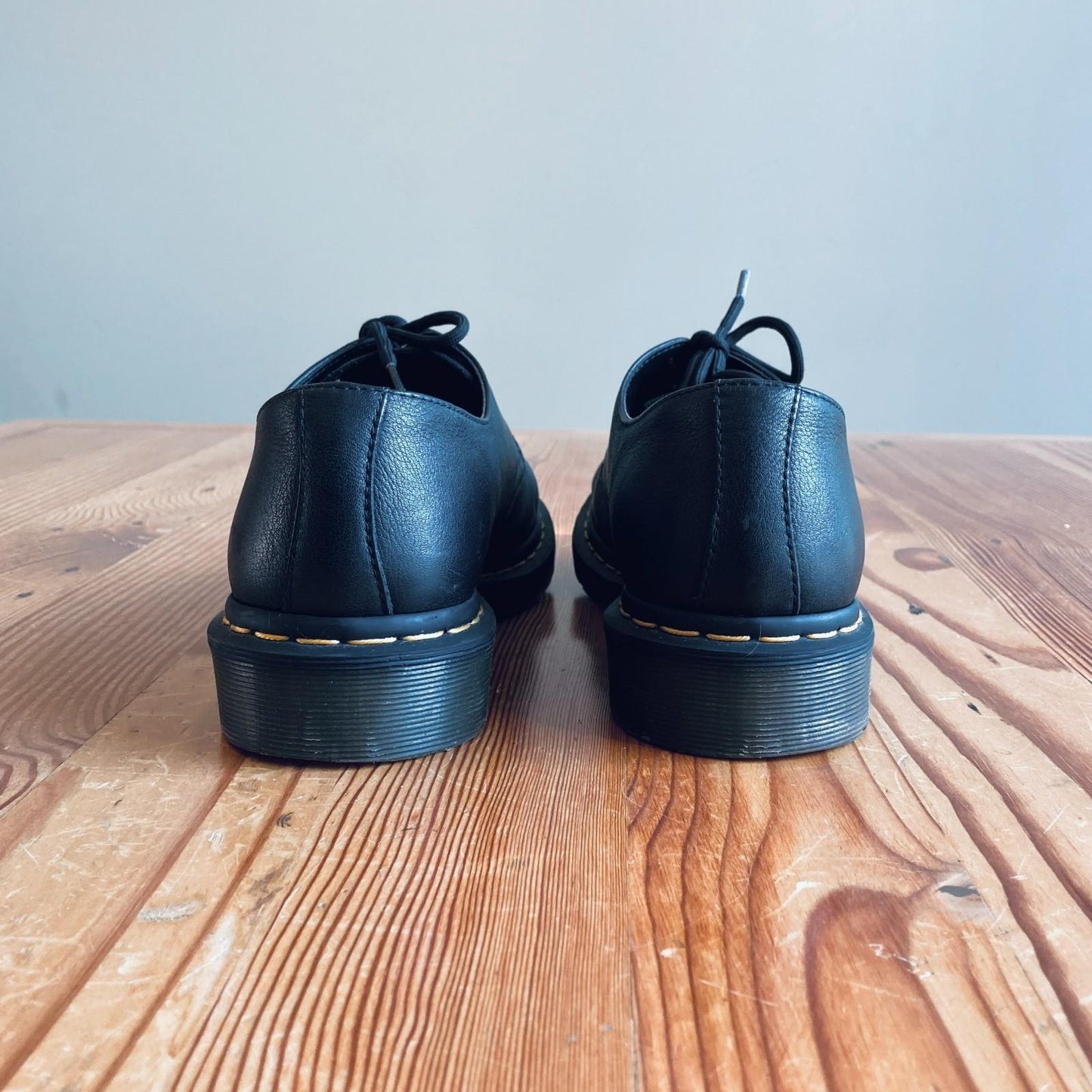 10 - Dr Martens Black Leather 1461 Slip Resistant Oxford Shoes EUC 0530JF