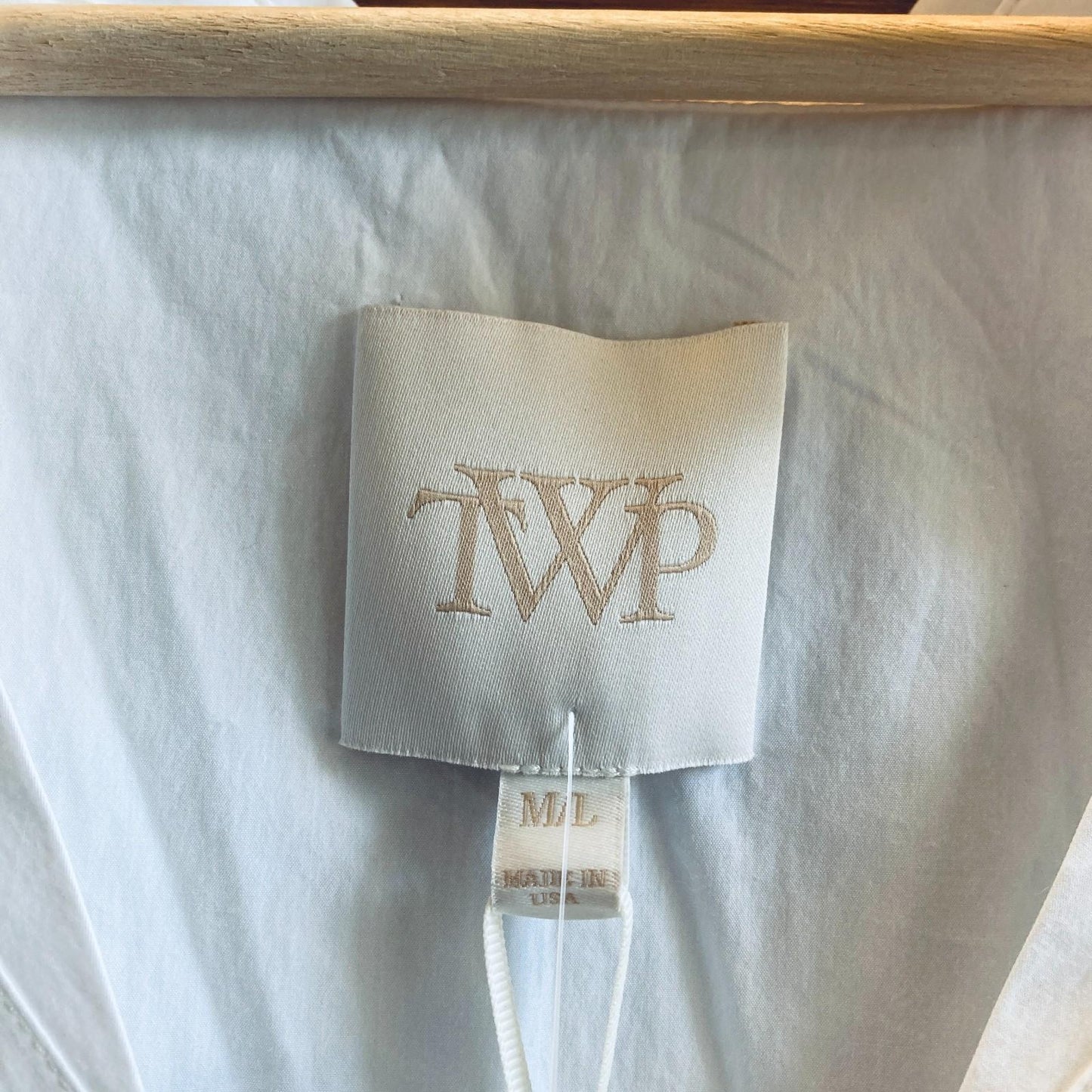 M / L - TWP White Day After NEW $395 Long Sleeve Button Up Shirt 4427SC