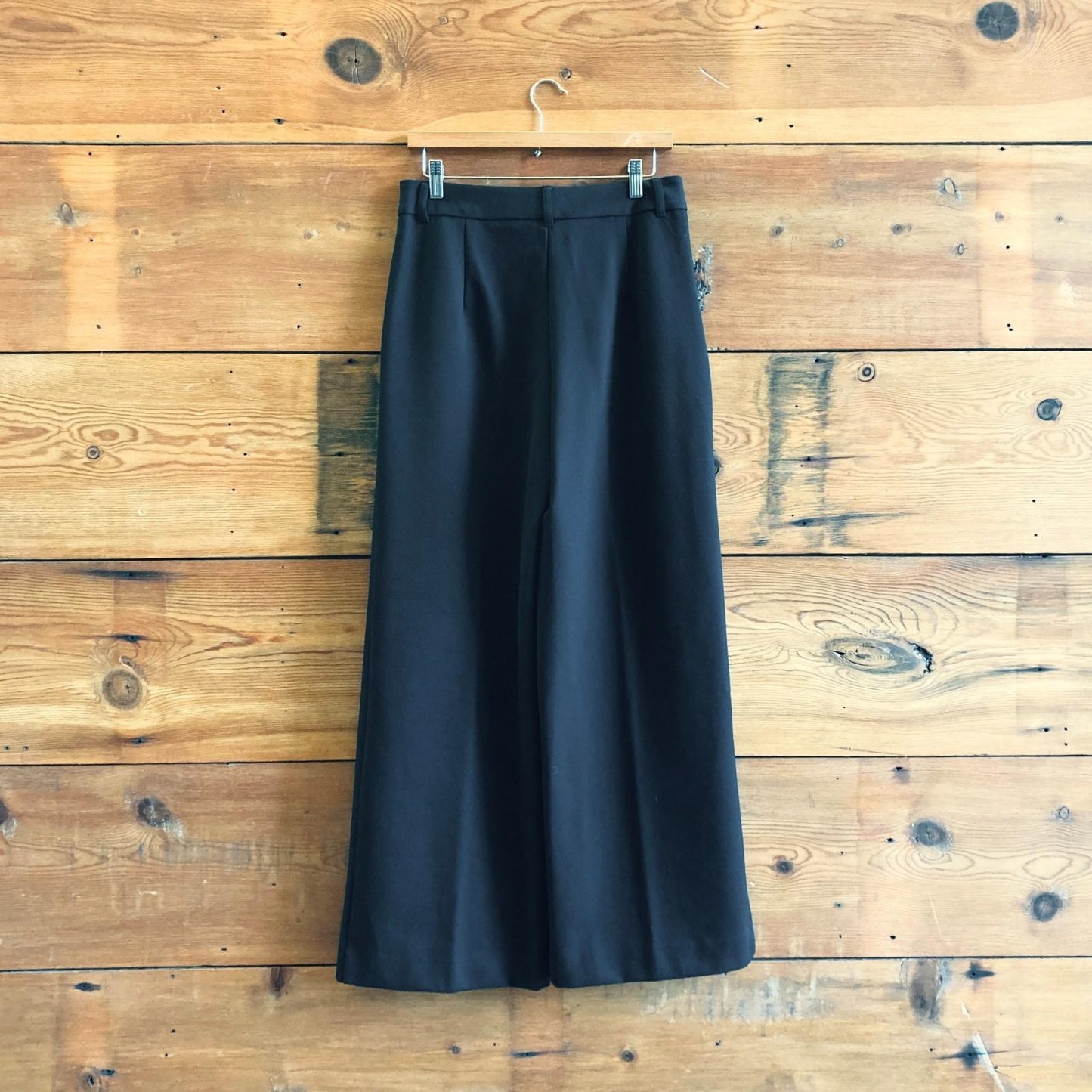 6 - Velvet Graham & Spencer Black Wide Leg High Rise Trouser Pants 4427SC