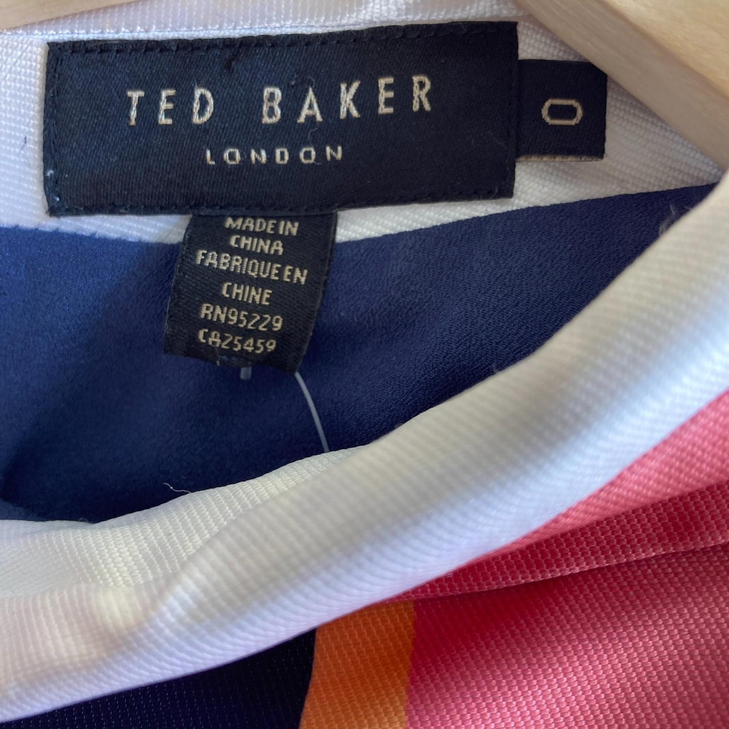 0 / XS - Ted Baker London Colorblock Niema Tunic Sleeveless Dress 0906SA