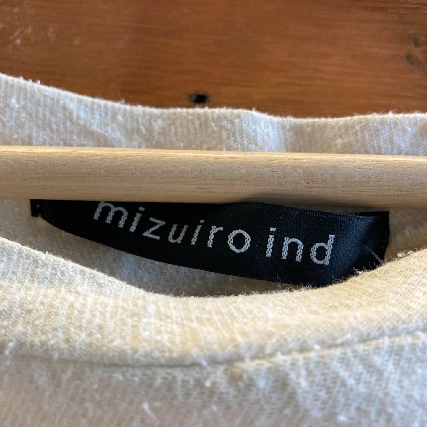 2 / M - Mizuiro-ind White Cotton Silk Blend Split Hem High Low Shirt Top 0915CM