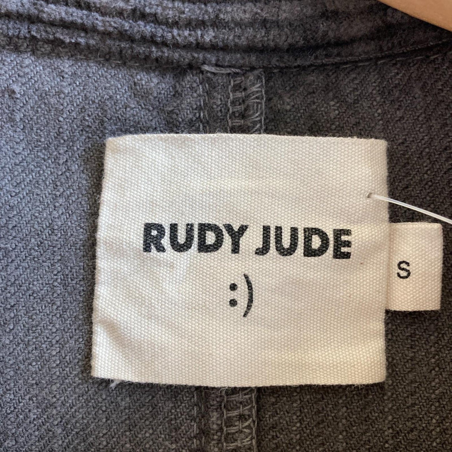 S - Rudy Jude Dark Gray Corduroy Utility Zip Up Jumpsuit Outfit 0312IG