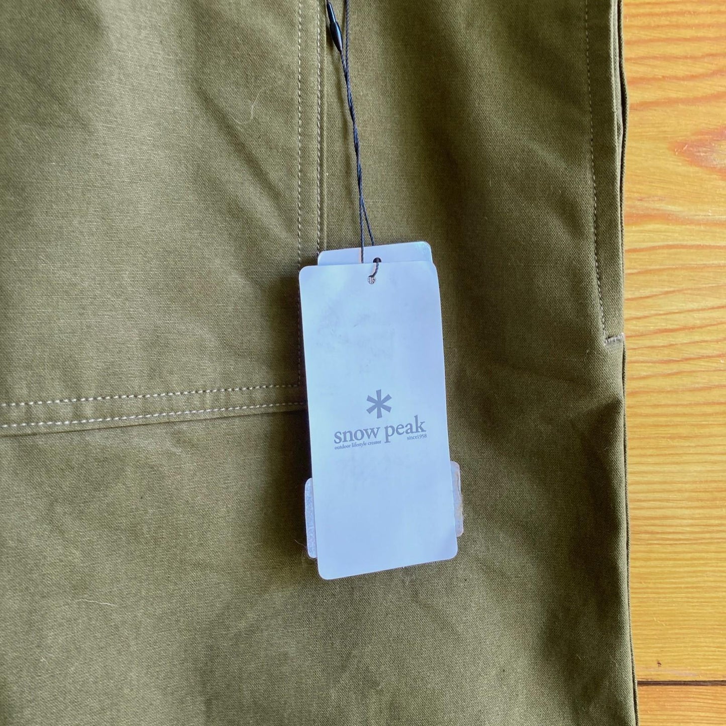 3 / L - Snow Peak Olive Green NEW $290 Takibi Weathercloth Canvas Dress 0924GC