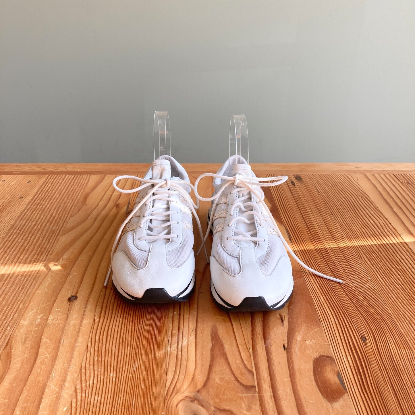 5.5 - Yohji Yamamoto Y-3 White Sneakers Womens Low Classic Shoes 0510ZQ