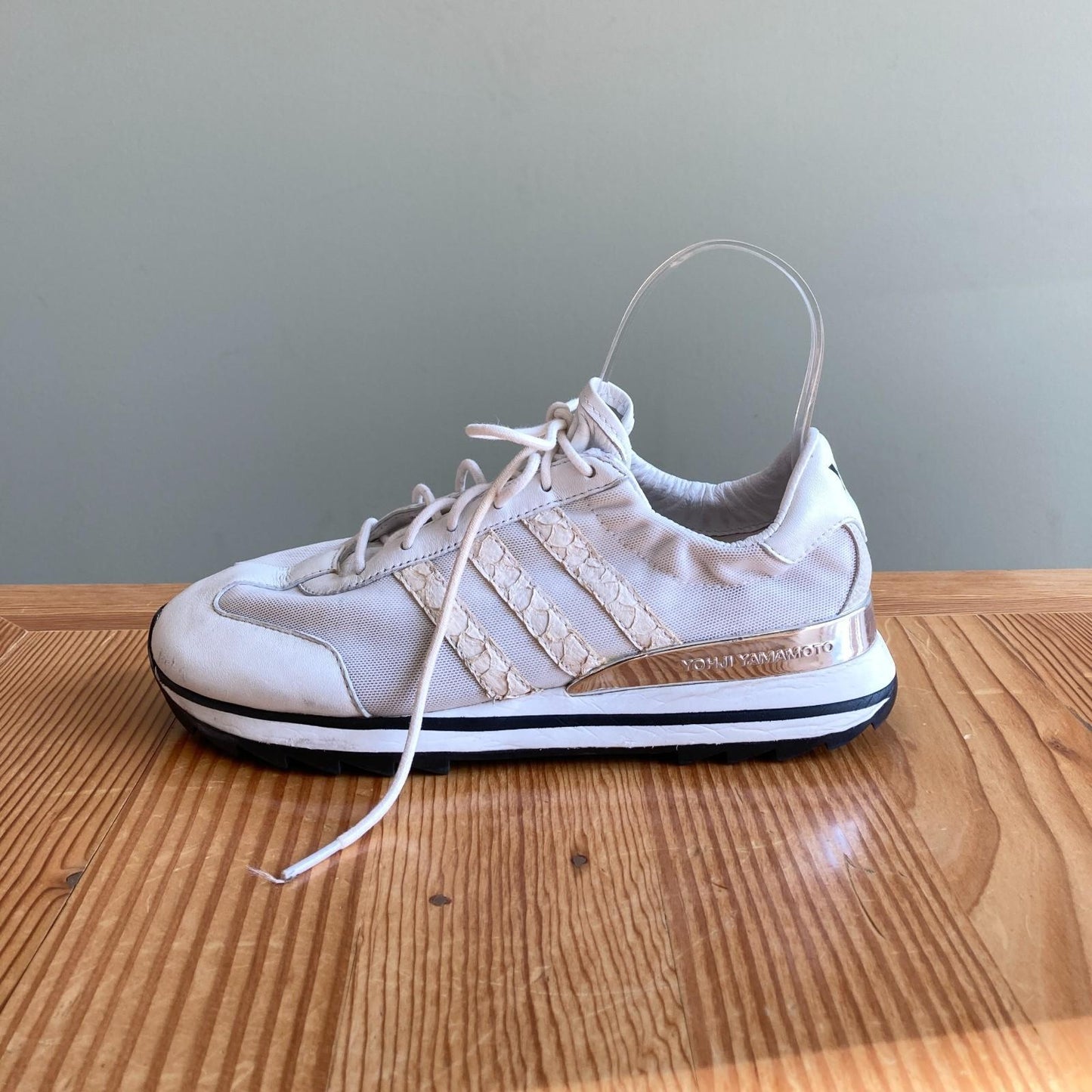 5.5 - Yohji Yamamoto Y-3 White Sneakers Womens Low Classic Shoes 0510ZQ