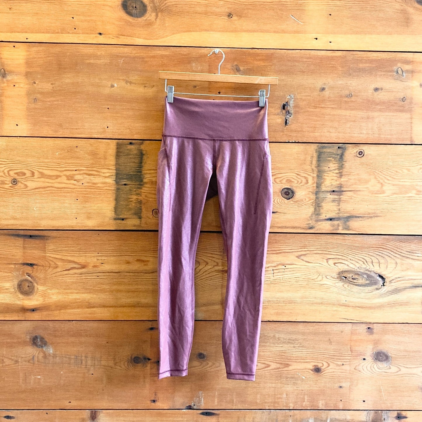 6 - Lululemon Merlot Foil NEW $138 Wunder Train HR Leggings Yoga Pants 1006ML