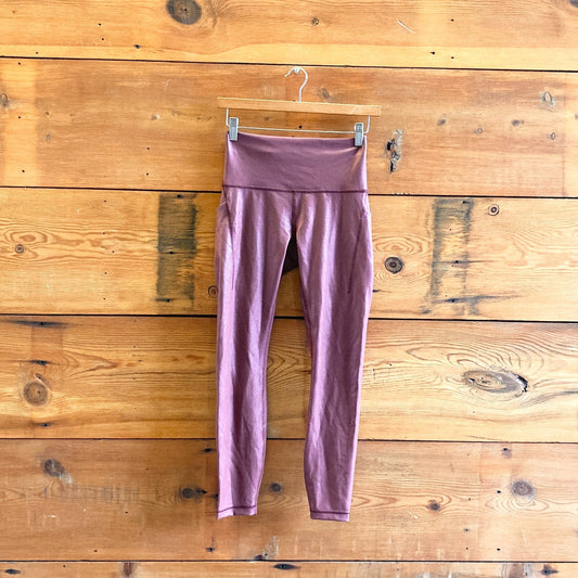 6 - Lululemon Merlot Foil NEW $138 Wunder Train HR Leggings Yoga Pants 1006ML