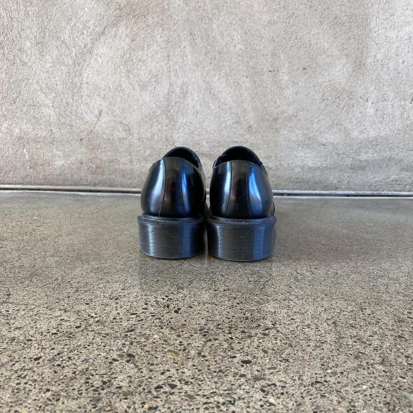 38 / US 7 - Dr Martens Black Leather Slip On Rosyna Loafers Shoes NEW 0128SL