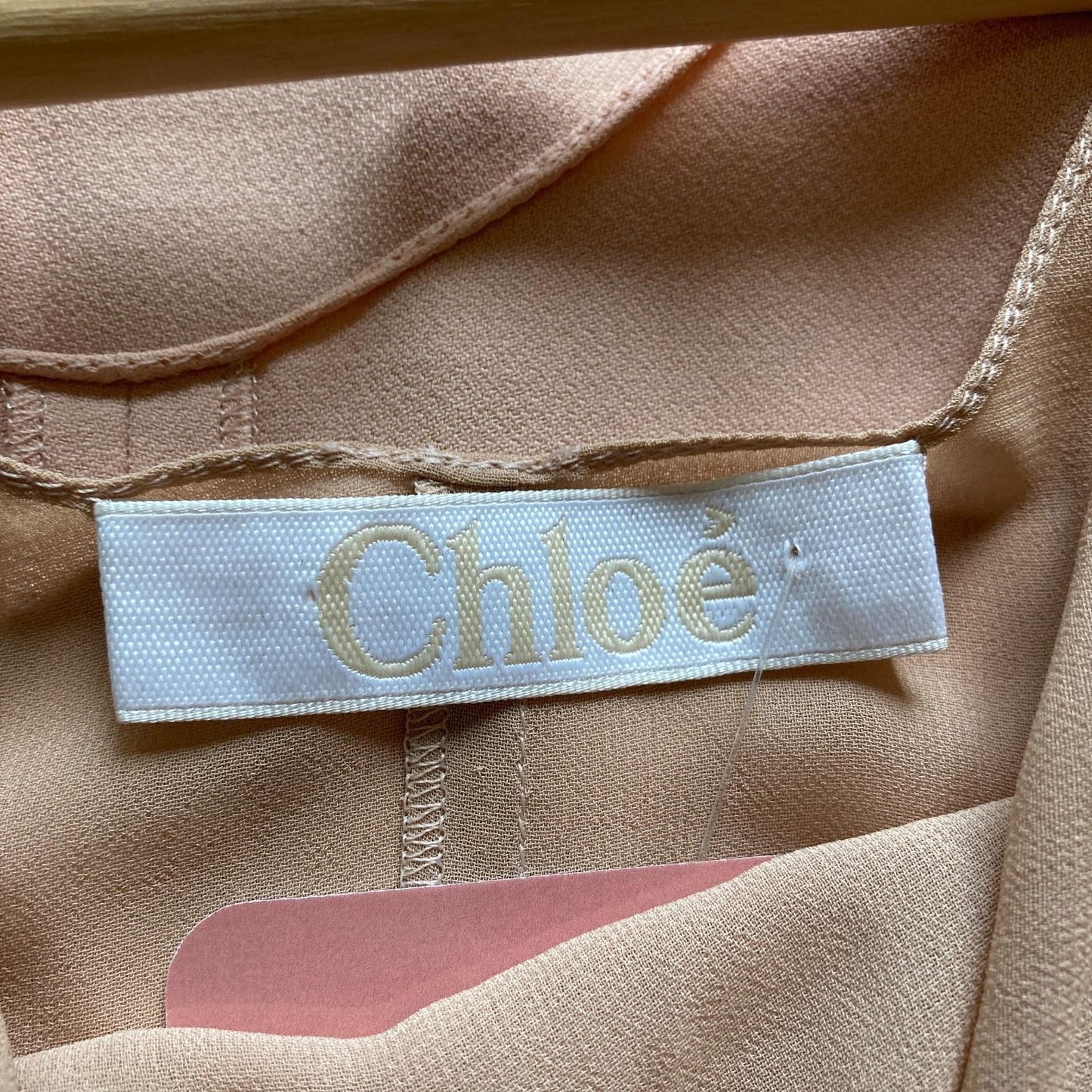 38 / M - Chloe Tender Pink Sleeveless Drop Waist Dress w/ Slip 1016LD