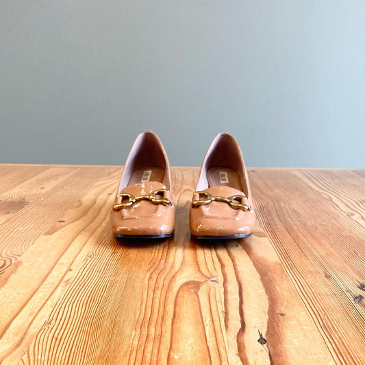 42 / 10.5-11 - Bibi Lou Anthropologie Patent Leather Pumps Heels Shoes 0530JF