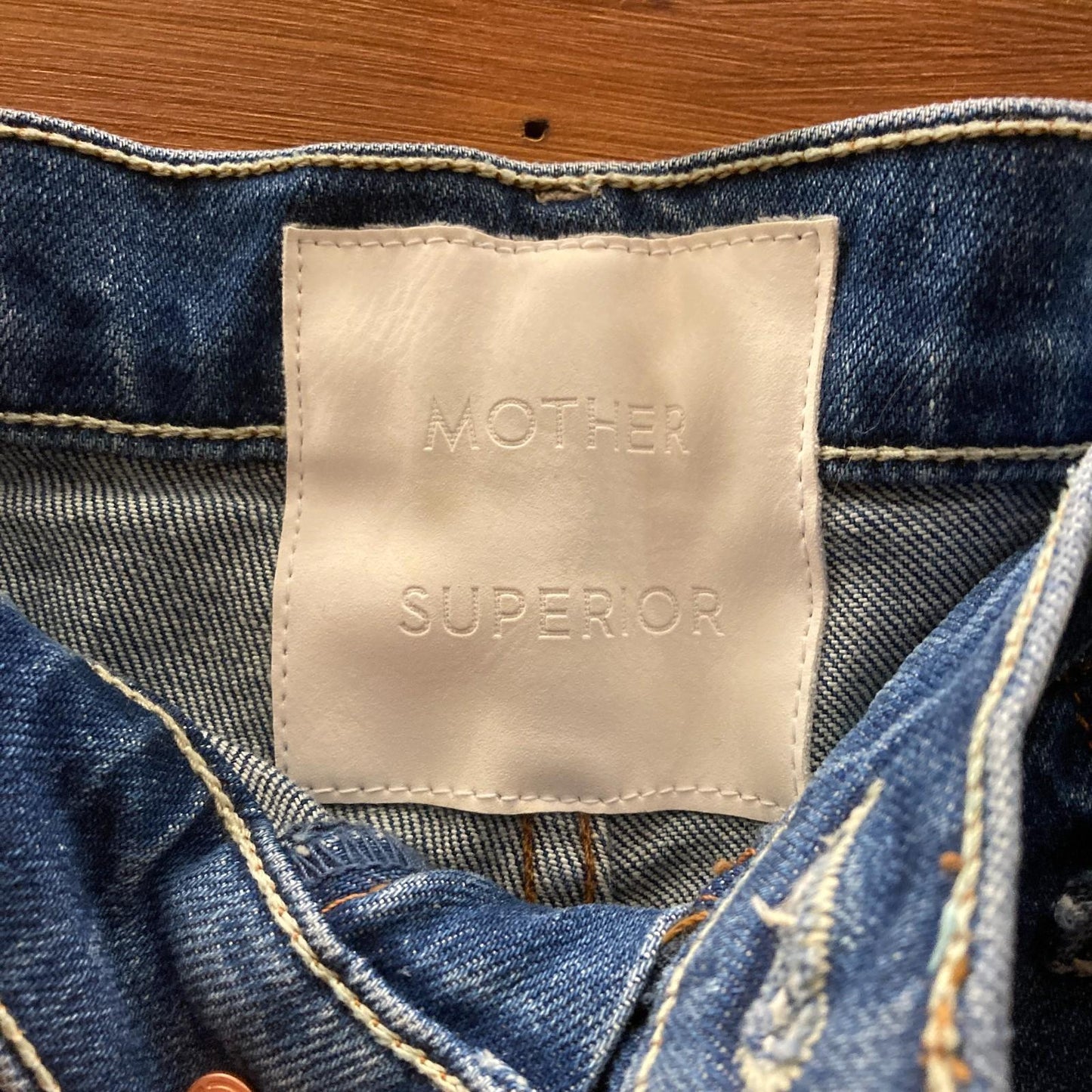 27 - Mother Superior NEW Hustler Roller Heel Fray in Perfect Drug Wash 1003SG