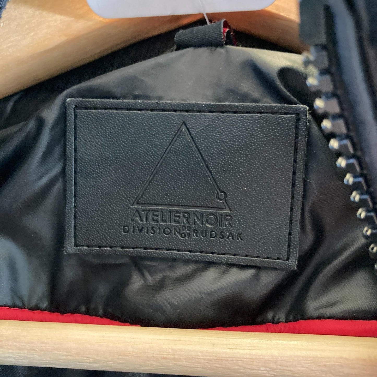 S - Atelier Noir Black Hooded Down Puffer Coat Womens Jacket 1120JM