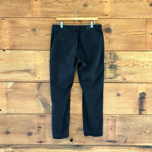 31 - AG Adriano Goldschmied Black Caden Tailored Trouser Cropped Pants 1029ML