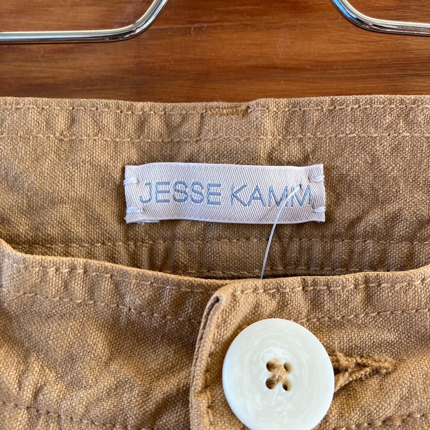 2 - Jesse Kamm Tobacco Brown High Waisted Full Length Sailor Pants 0920PW
