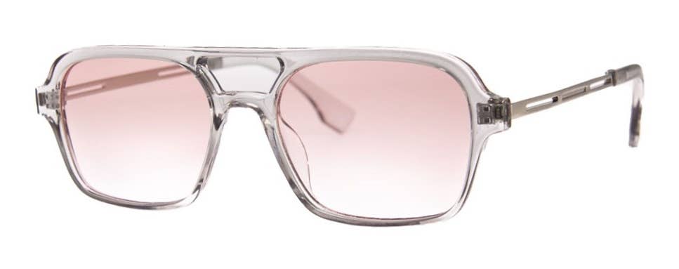 OVERLAND - SUNGLASSES: GREY/PINK