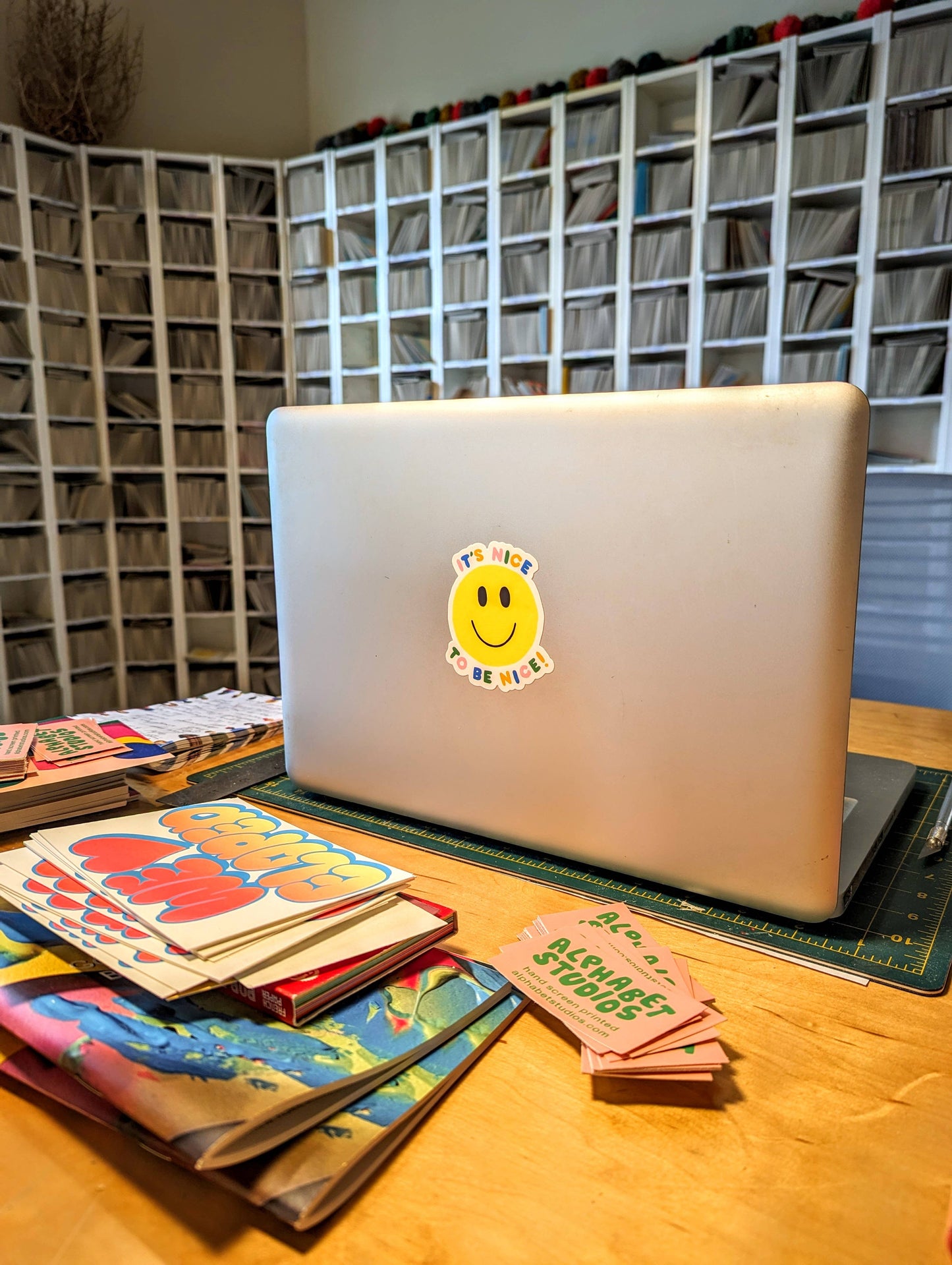 NICE TO BE NICE STICKER