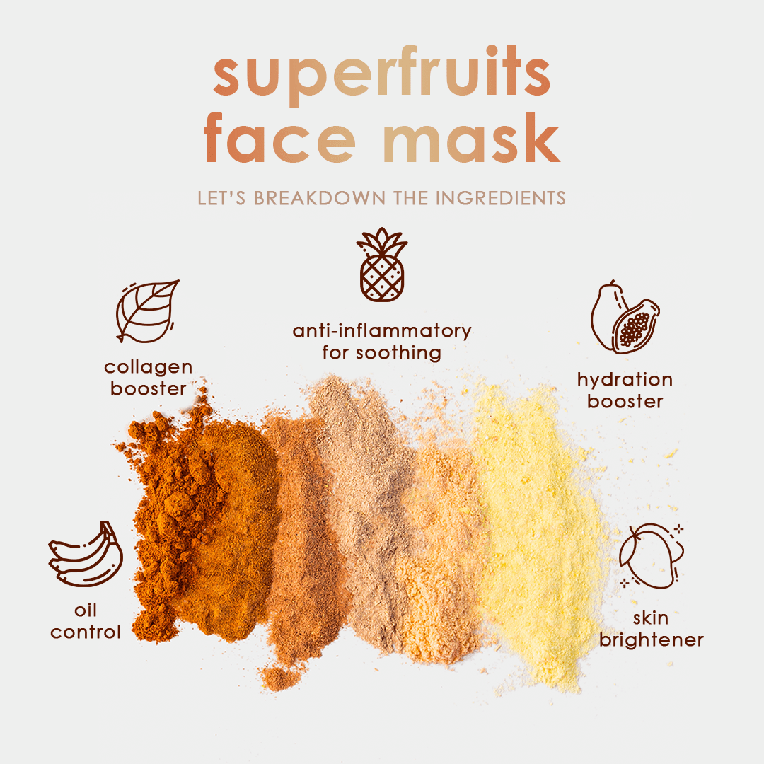 SUPERFRUITS face mask