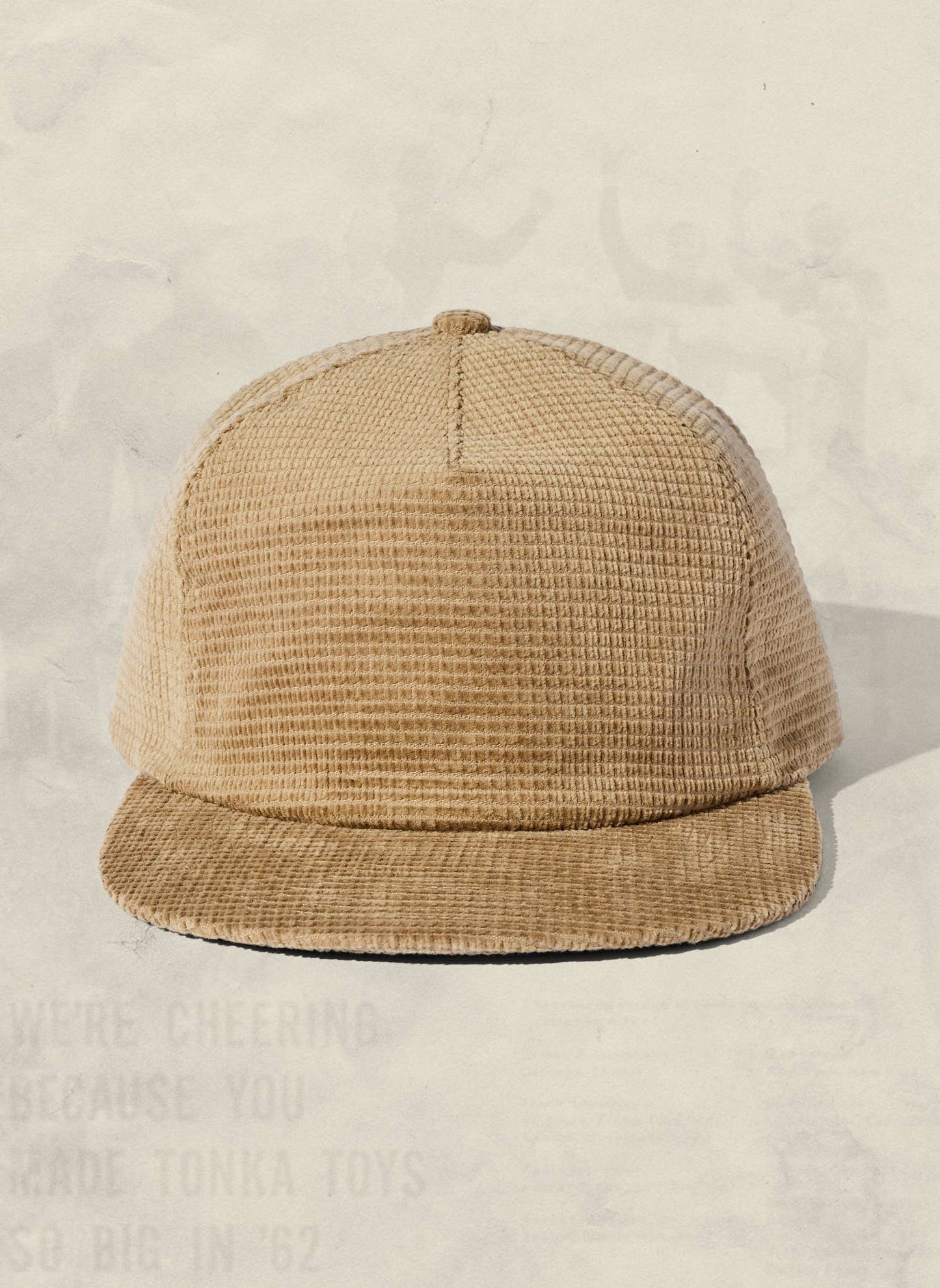 Waffle Corduroy Field Trip Snapback Hat: Slate