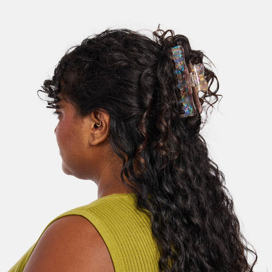 Jojo Claw in Large Hazel Sparkle