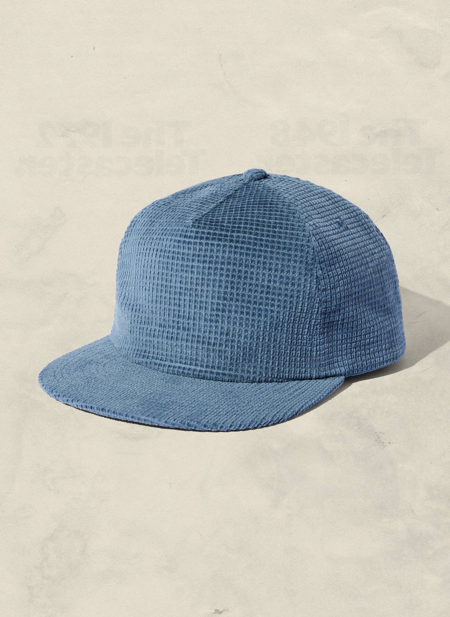 Waffle Corduroy Field Trip Snapback Hat: Slate