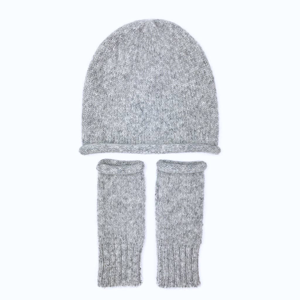 SLATE + SALT - Gray Essential Alpaca Gloves