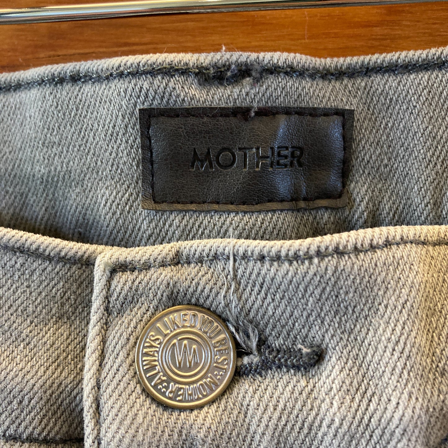 Mother Gray Noted Wash The Dodger Flood Jeans - Size 26 - 1002MG