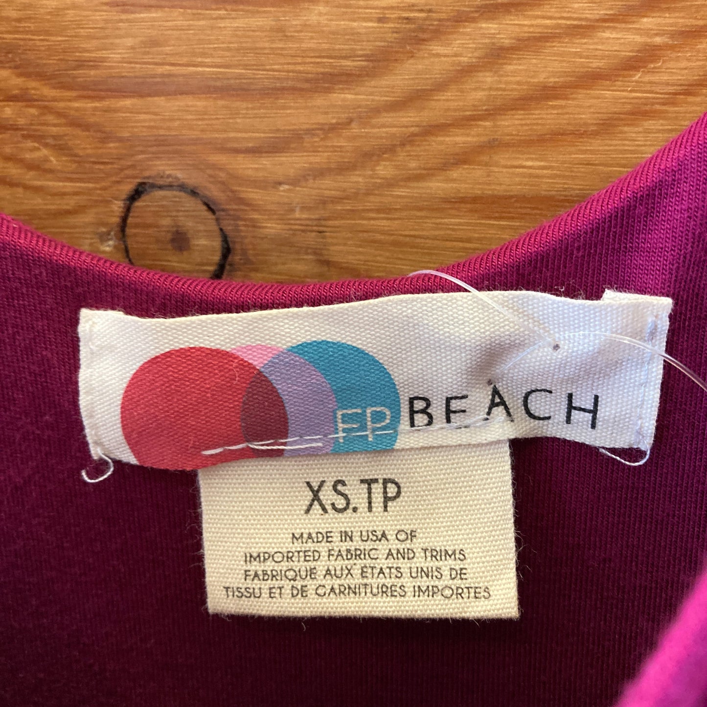 FP Beach by Free People NEW $70 Wine Red Sleeveless Dress - Size XS - 1112MH