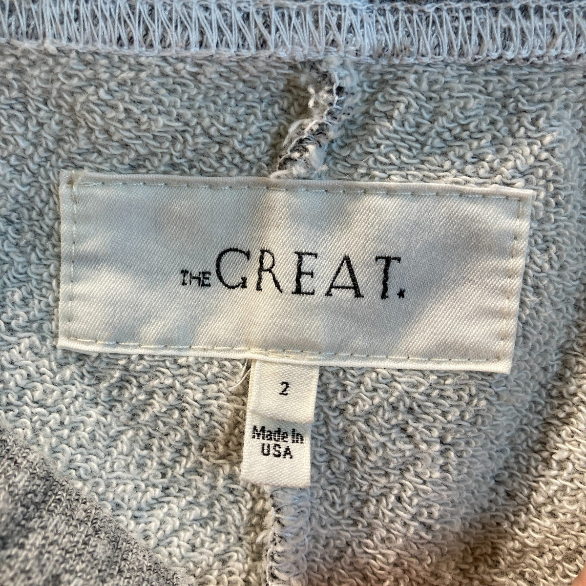 The Great Heather Gray Drawstring Joggers Sweatpants Pants - Size 2 / M - 0504SL