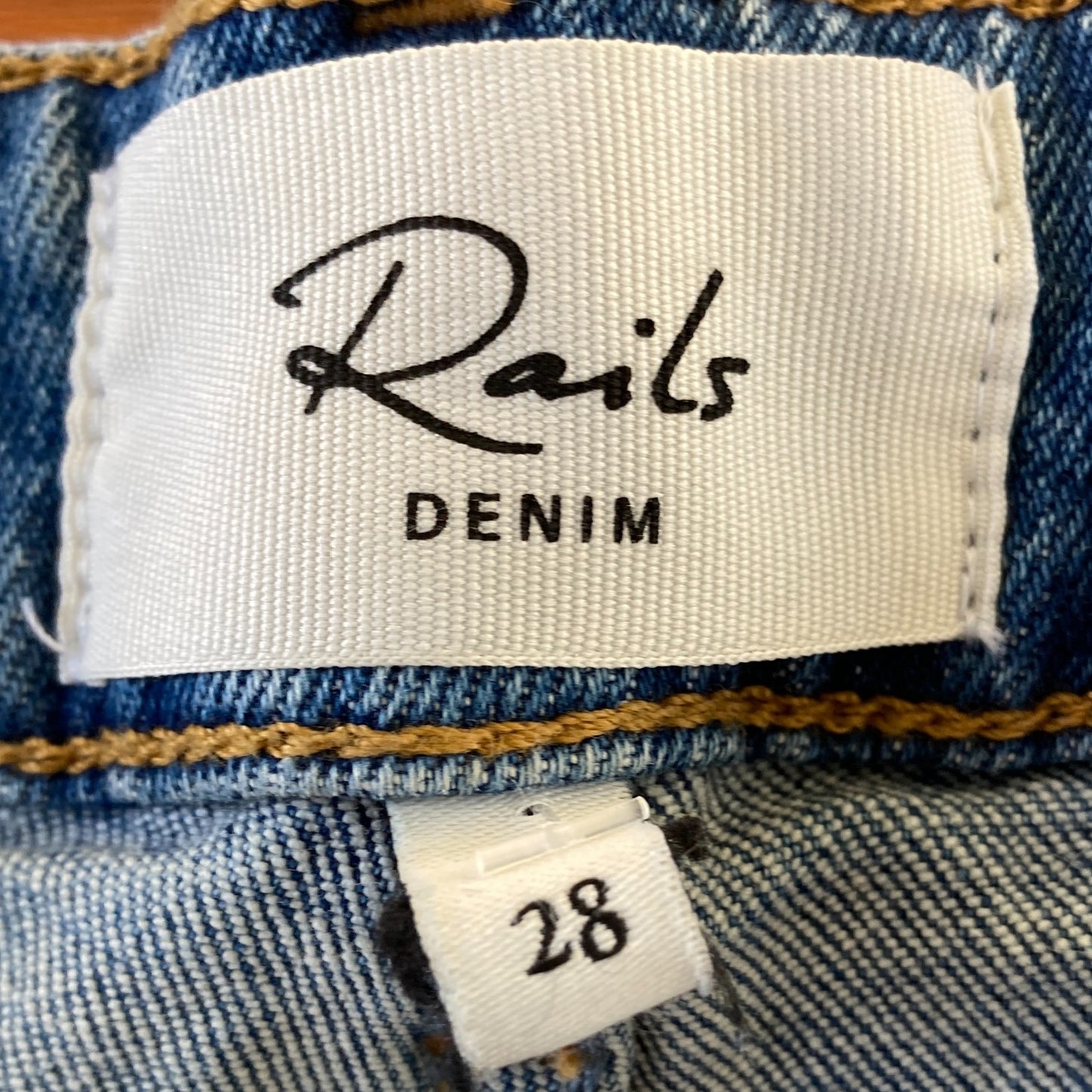 28 - Rails The Getty Crop High Rise Wide Leg Womens Tradewind Wash Jeans 0916VB