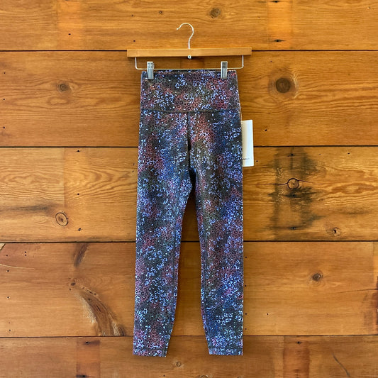 4 - Lululemon $98 Wunder Train Leopard HR Tight 25" Leggings Pants NEW 0927EK