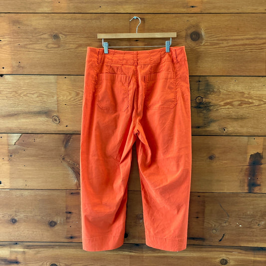 Maeve Anthropologie Orange Colette Patch Pocket Pants - Size 16 - 0419JP
