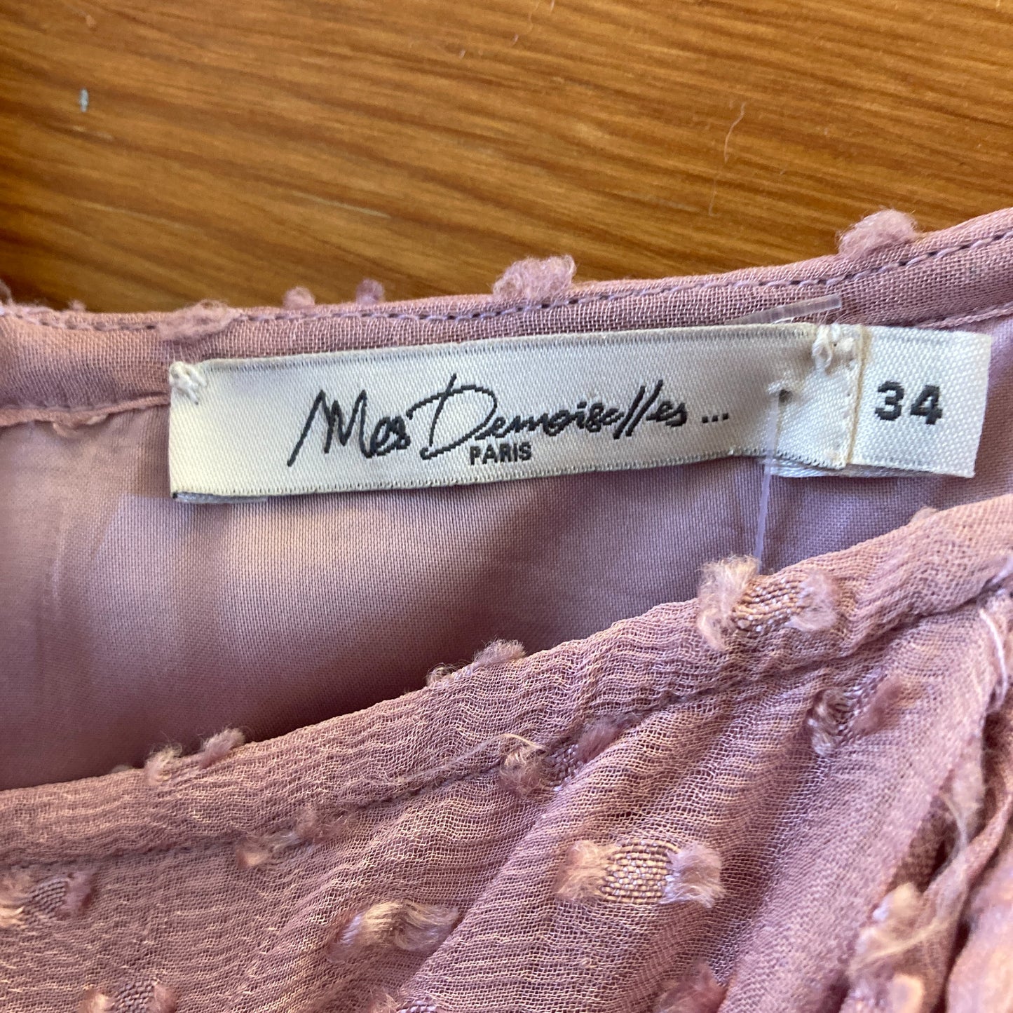 Mes Demoiselles Mauve Sleeveless Layered Maxi Dress - Size 34 / XS - 0715IM