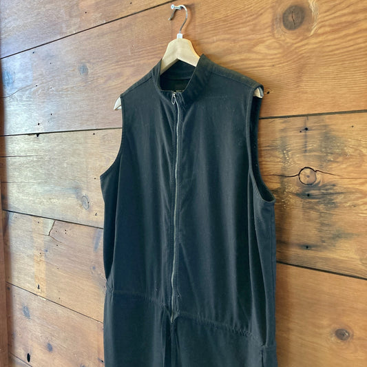 Wildfang Sleeveless Black Drawstring Empower Jumpsuit - Size XL - 1019HV