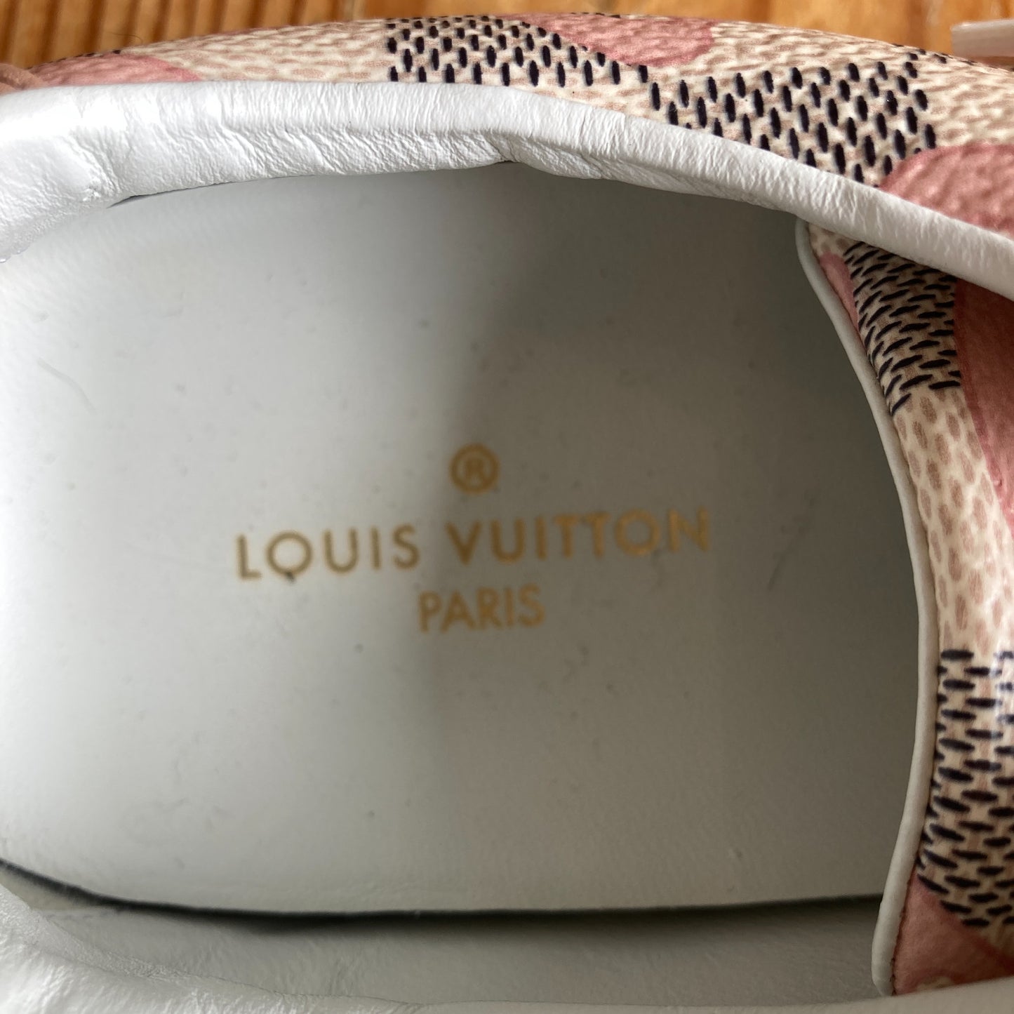 Louis Vuitton Damier Azur Tahitienne Bora Bora Sneakers - Size 37.5 / 7 - 0422VS