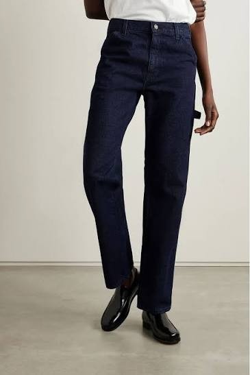 Nili Lotan Dark Wash Calvin HIgh Rise Utility Carpenter Jeans - Size 29 - 0721DK