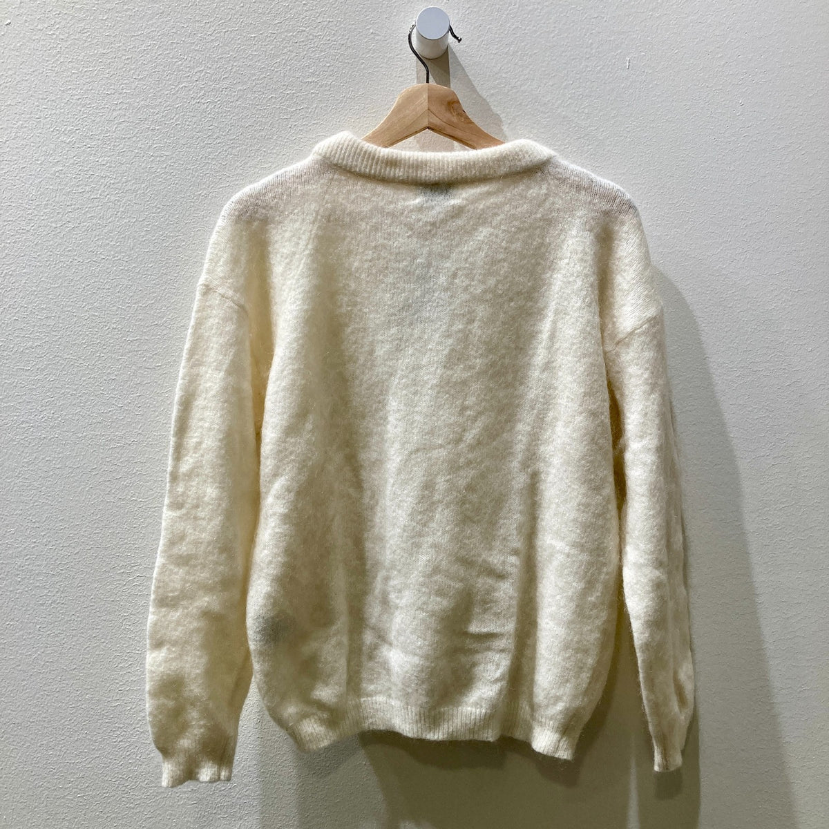 Acne Studios White Dramatic MOH Wool Mohair Blend Sweater - Size XXS - 0903BN