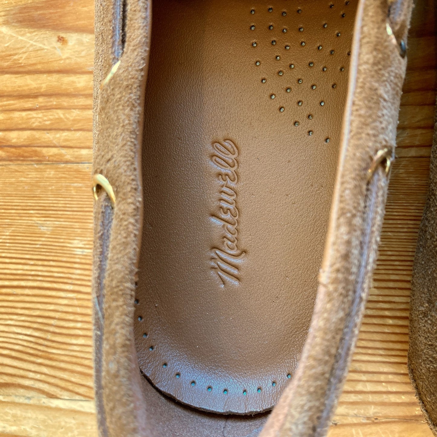 Madewell Brown Suede Jamie Boat Shoe NEW w/ Box - Size 6.5 - 0105MR