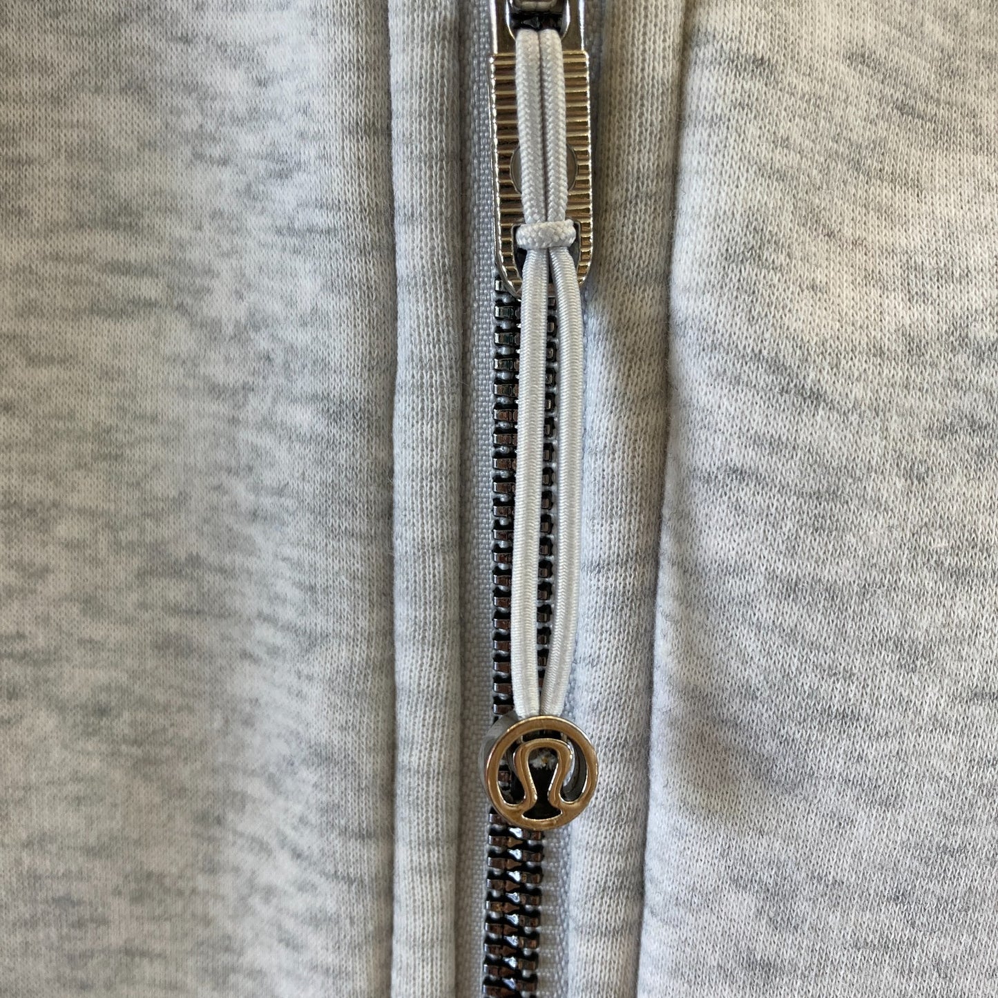 Lululemon Heathered Gray Zip Front Classic Hoodie Sweatshirt - Size 4 - 0214LS