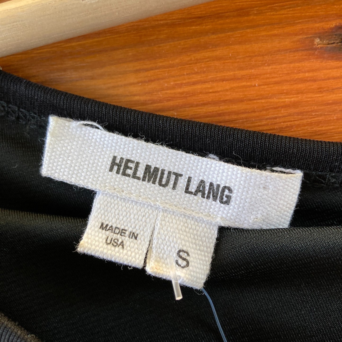 Helmut Lang Black Asymmetrical Draped Layered Cupro Silk Dress - Size S - 0428KS